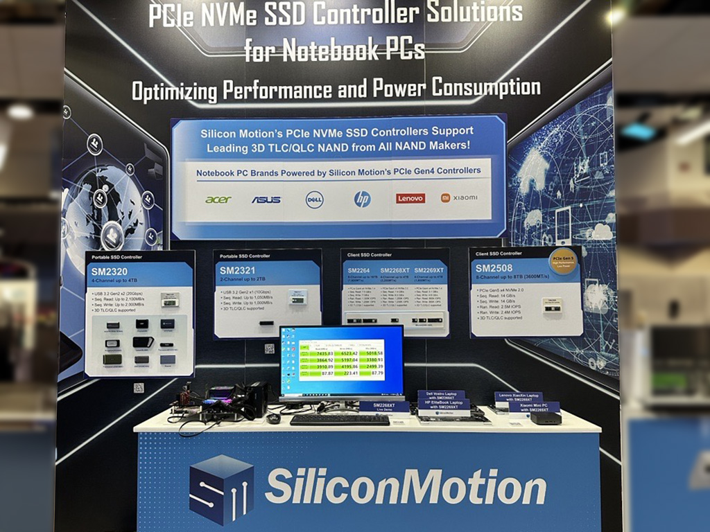 Photo of 2023 FMS Silicon Motion Booth